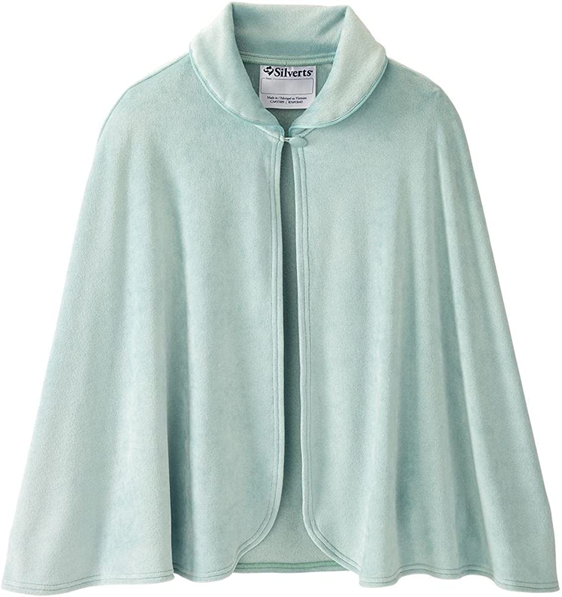 Women’s Adaptive Easy-Dress Bed Jacket Cape for Elderly Needs