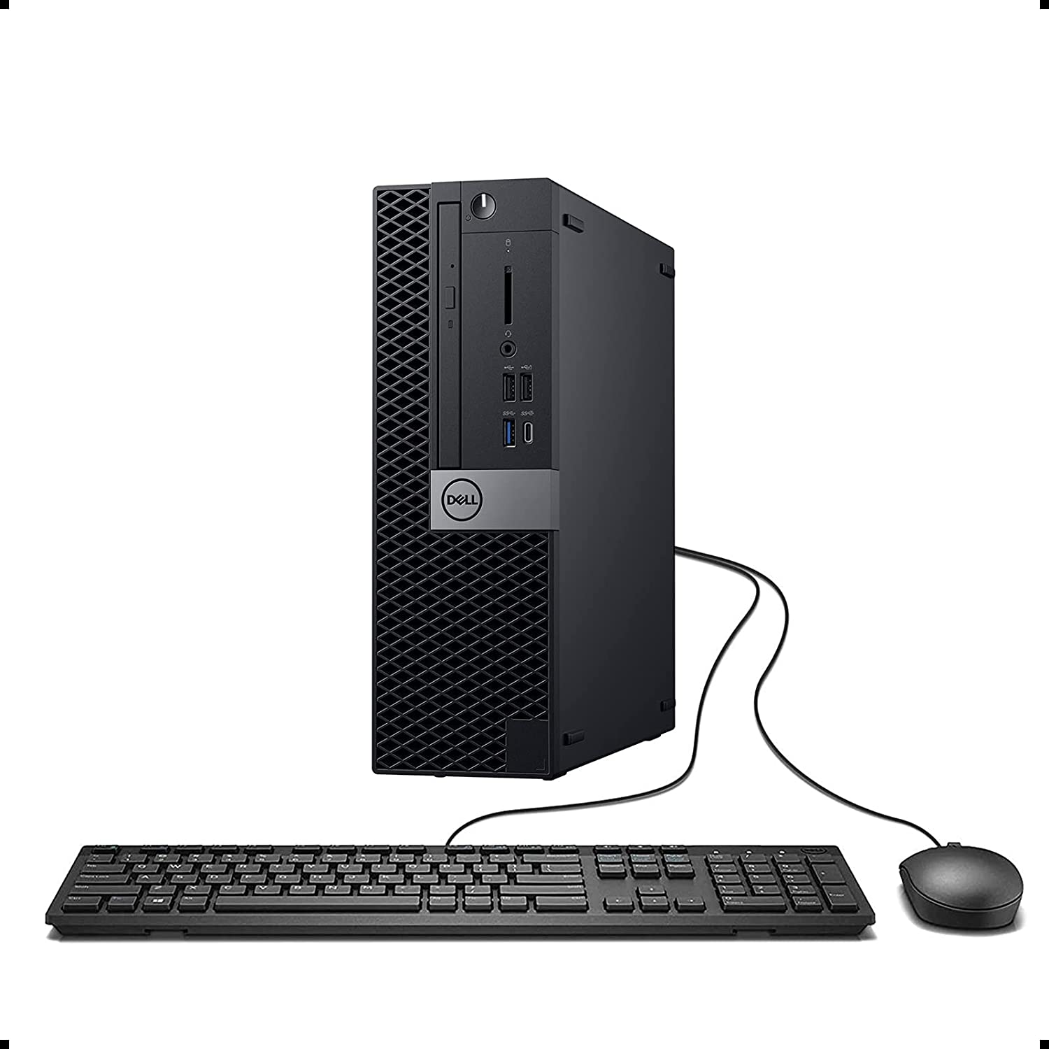 Dell Optiplex 7050 SFF Desktop PC Intel i7-7700 4-Cores 3.60GHz 32GB DDR4 1TB SSD WiFi BT HDMI Duel Monitor Support Windows 10 Pro Excellent Condition(Renewed)