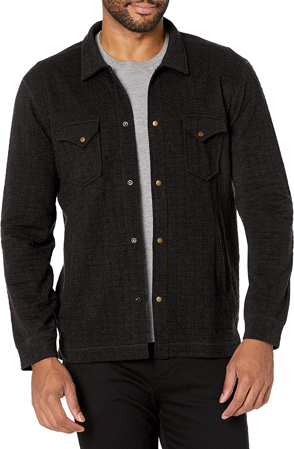 Billy Reid Men's Ribbon Quilted Knit Jacket