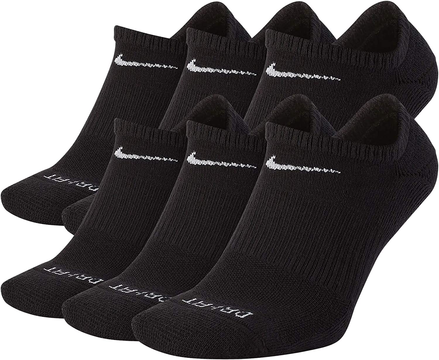 Nike Everyday Plus Cushion No Show Socks (6 Pair)