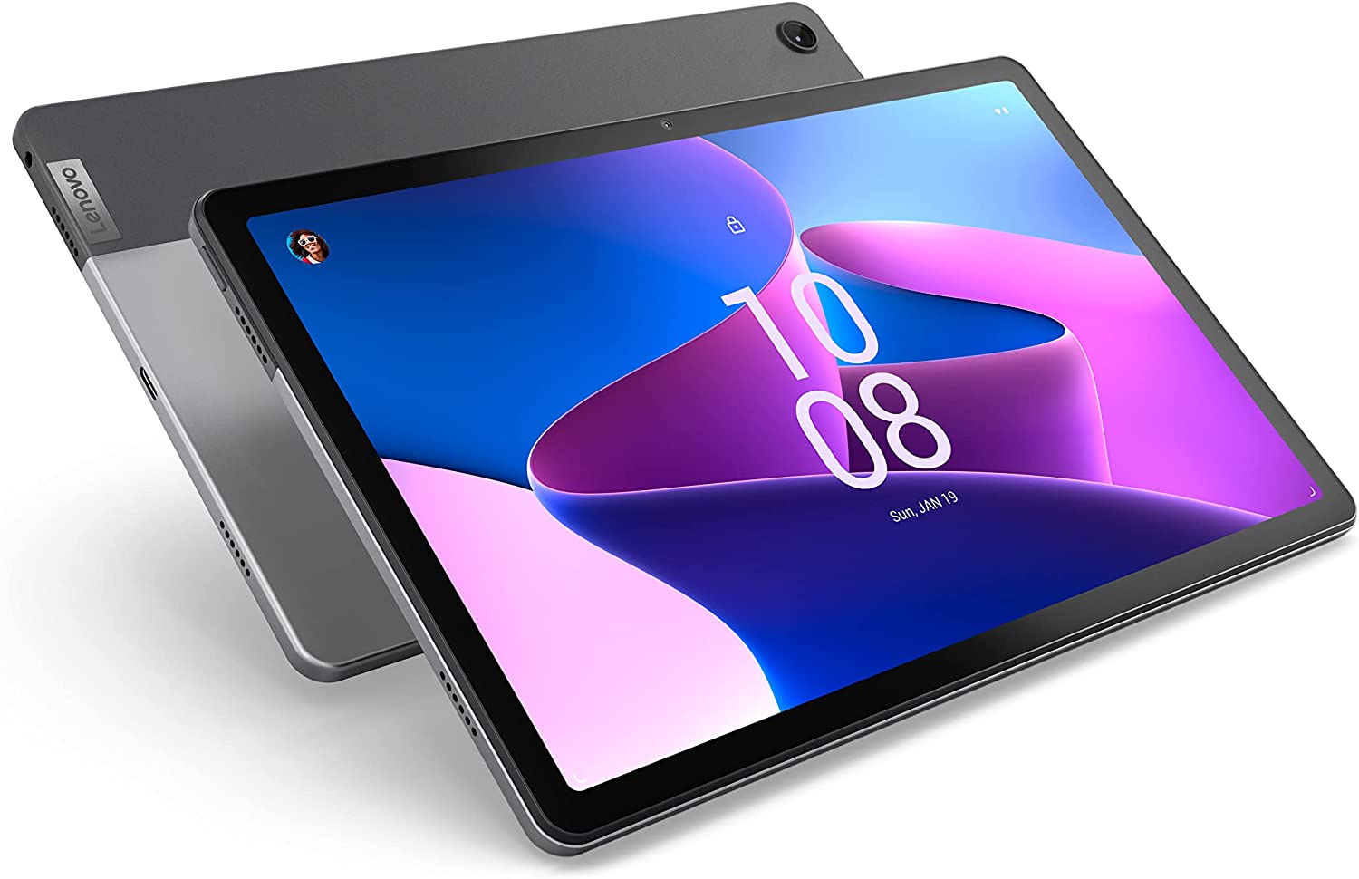 Lenovo - Tab M10 Plus 3rd Gen - Tablet - 10.6" 2K Display - MediaTek G80-4GB Memory - 64GB Storage - Dolby Atmos - 8MP Cameras - Android 12 - WiFi & Bluetooth - Long Battery Life