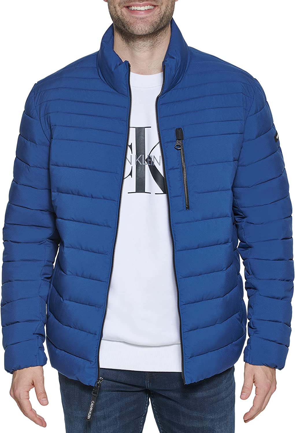 Calvin Klein Core Lightweight Puffer Water-Resistant Down Men’s Jacket