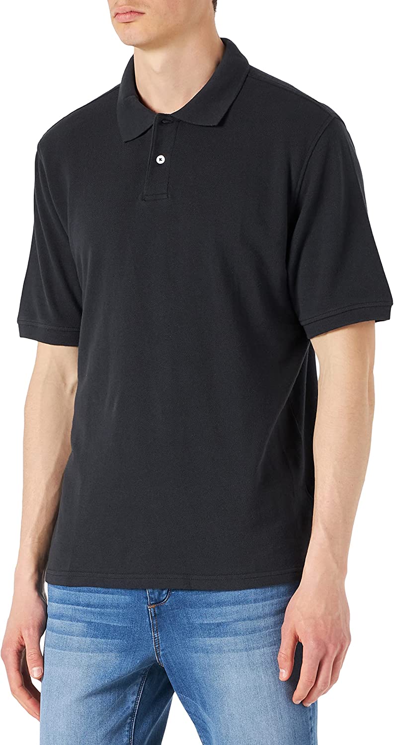 Amazon Essentials Men's Regular-Fit Cotton Pique Polo Shirt