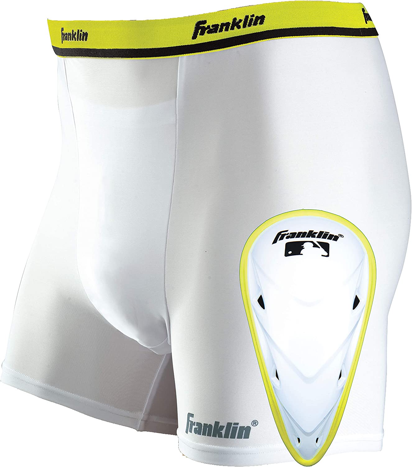 Franklin Sports Compression Shorts with Cup - Youth and Adult Sizes