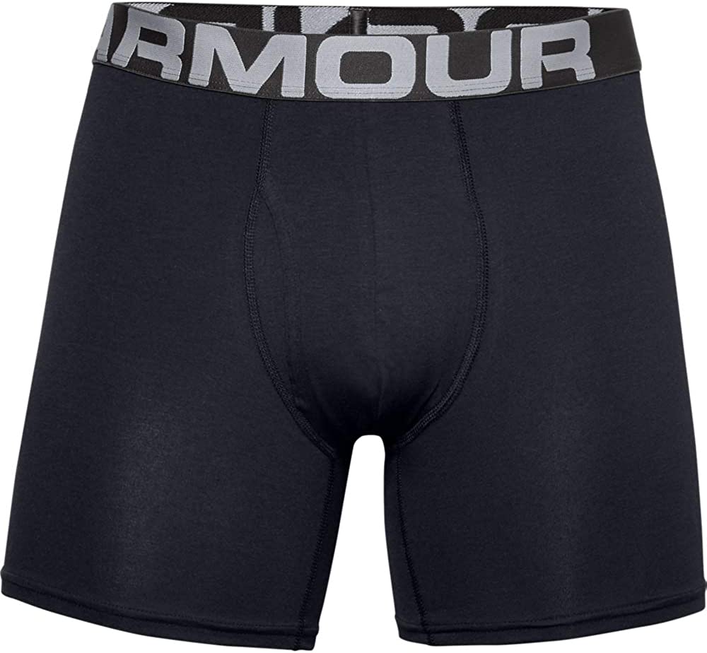 Under Armour Men's Charged Cotton 6-inch Boxerjock 3-Pack