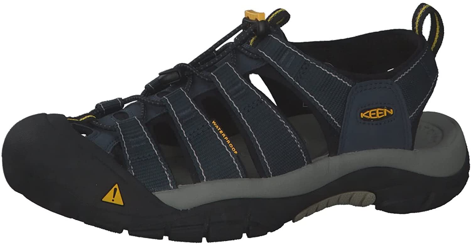 KEEN mens Newport H2 Sandal , Navy/Medium Grey , 9.5 M US