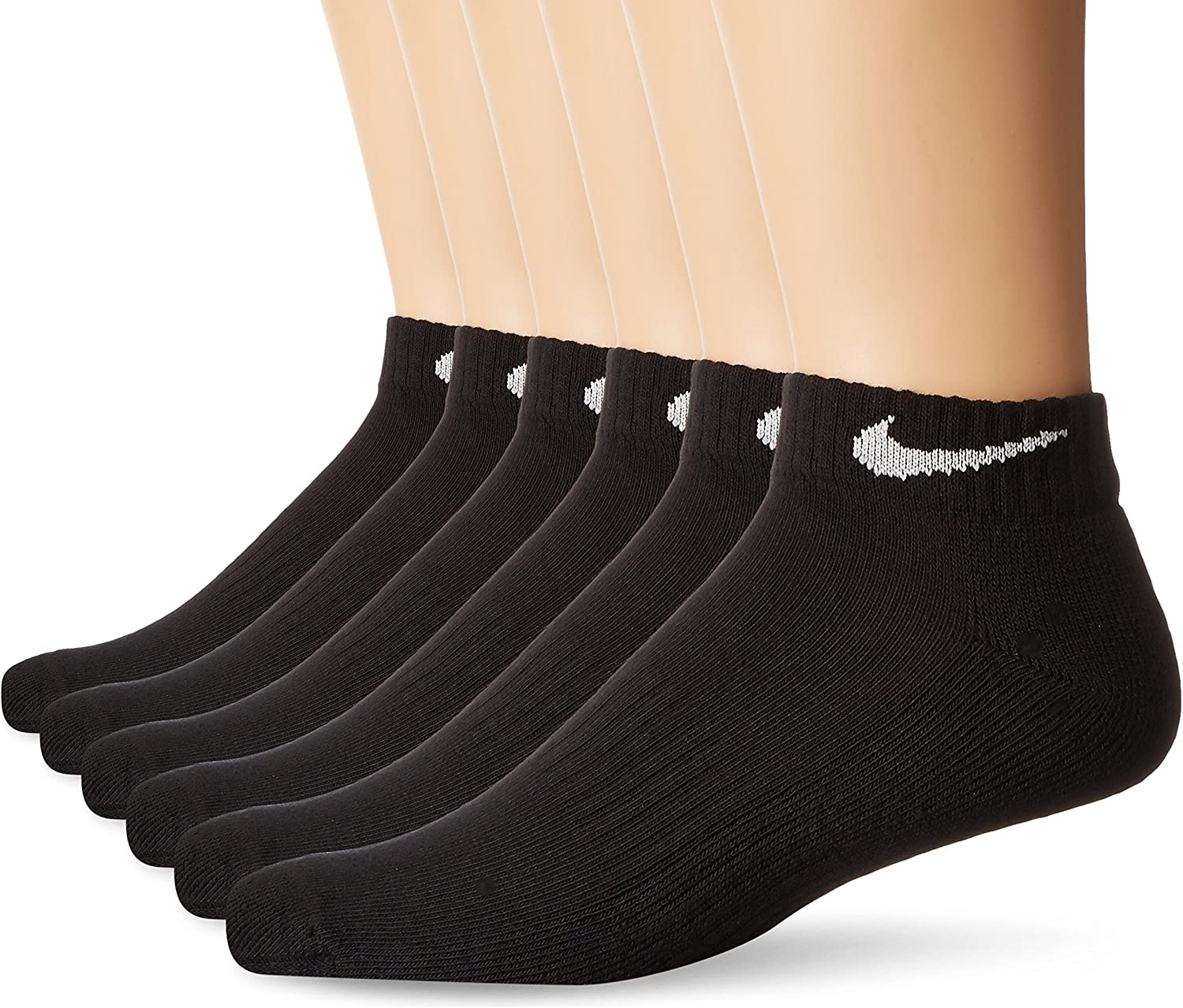 NIKE Performance Cushion Low Rise Socks with Bag (6 Pairs)
