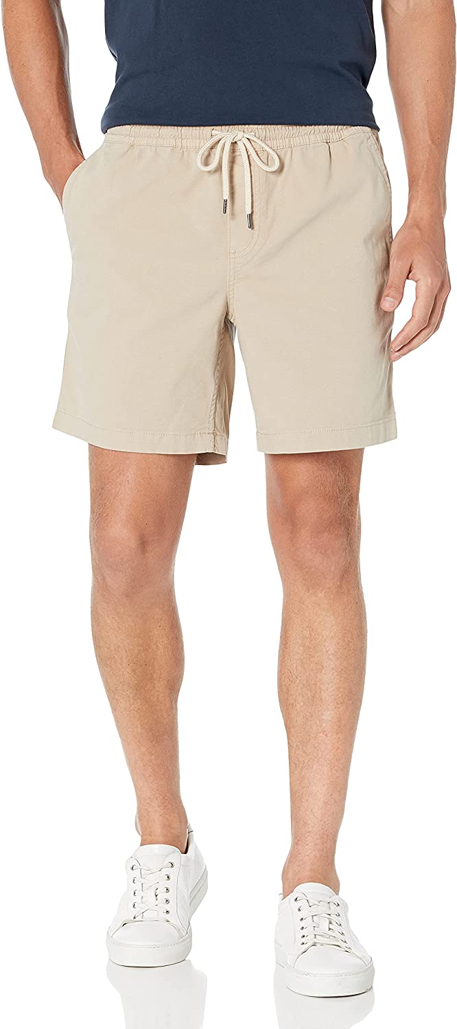 Goodthreads Men's Slim-Fit 7" Pull-On Comfort Stretch Canvas Short
