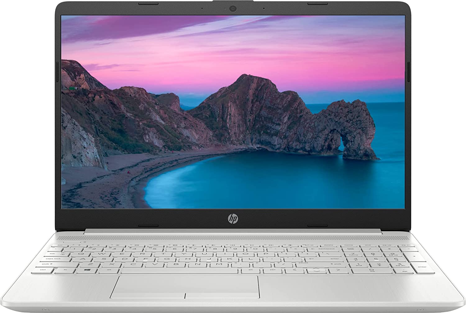 2022 Newest HP Pavilion 15.6 HD Micro-Edge Laptop for Student and Home use, Intel Celeron N4120 4-Core(up to 2.6Ghz), 8GB RAM, 256GB SSD, Ethernet, Wi-Fi, Bluetooth, Numpad, Fast Charge, HDMI, Win11 S