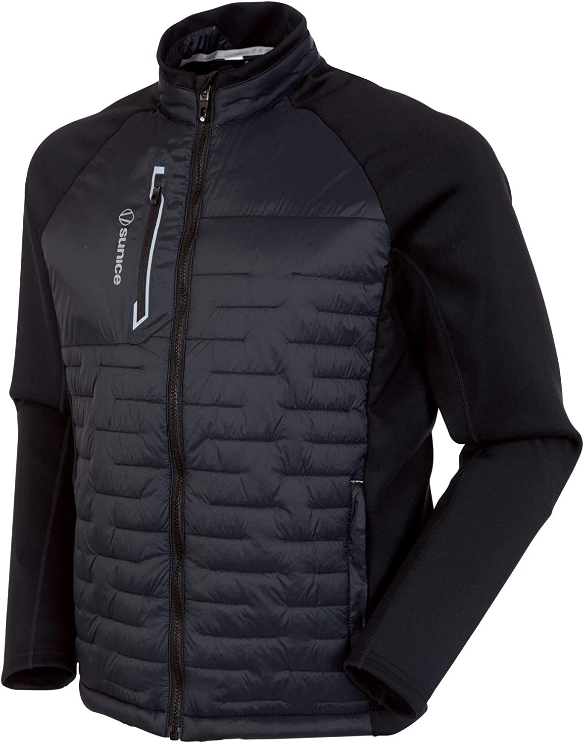 Sunice Performance Apparel - Hamilton Men’s Windproof Full Zip Ultra-Lightweight Water Repellent Thermal Jacket