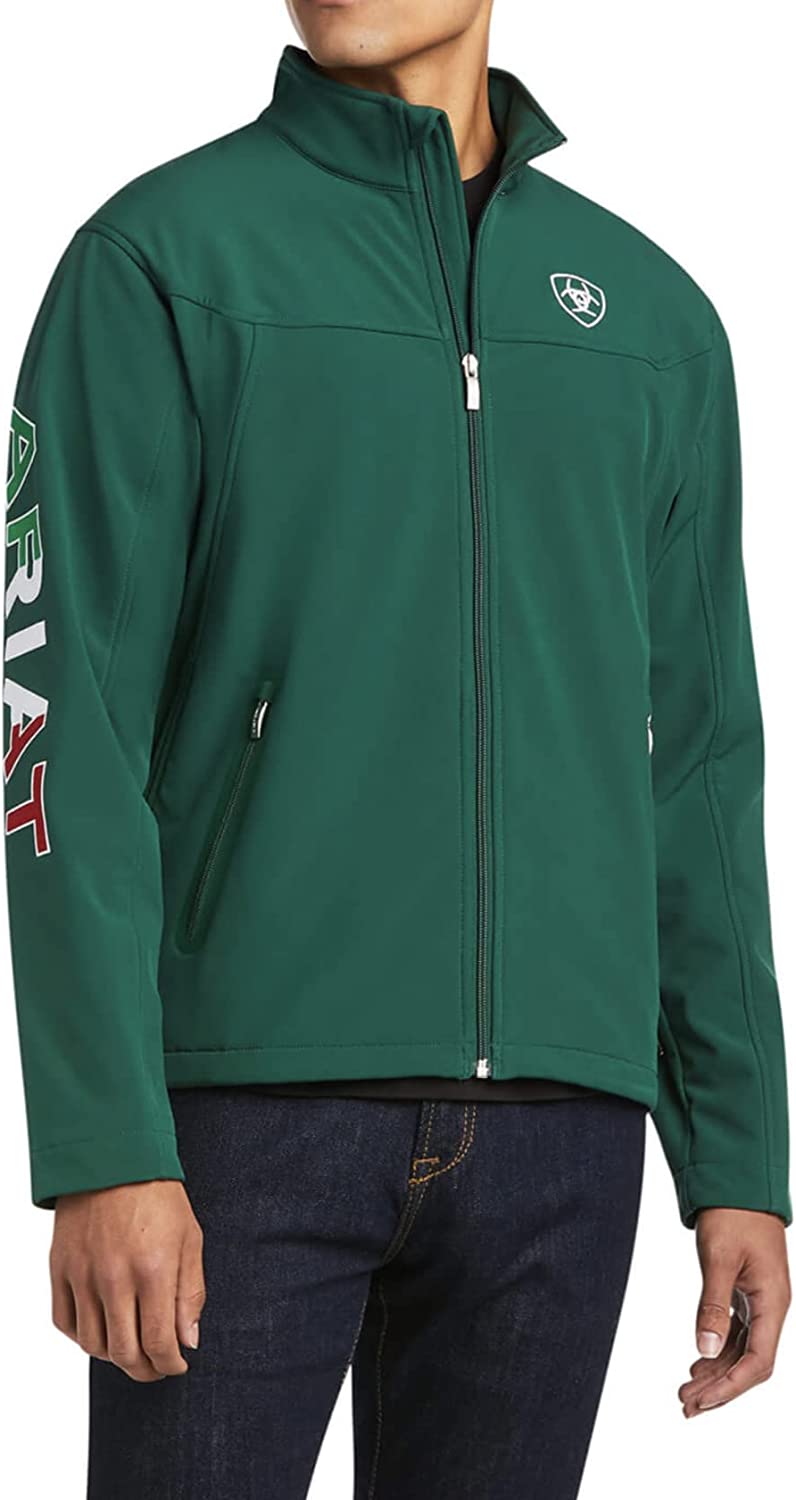 ARIAT Men MNS New Team Softshell Mexico JKT Verde
