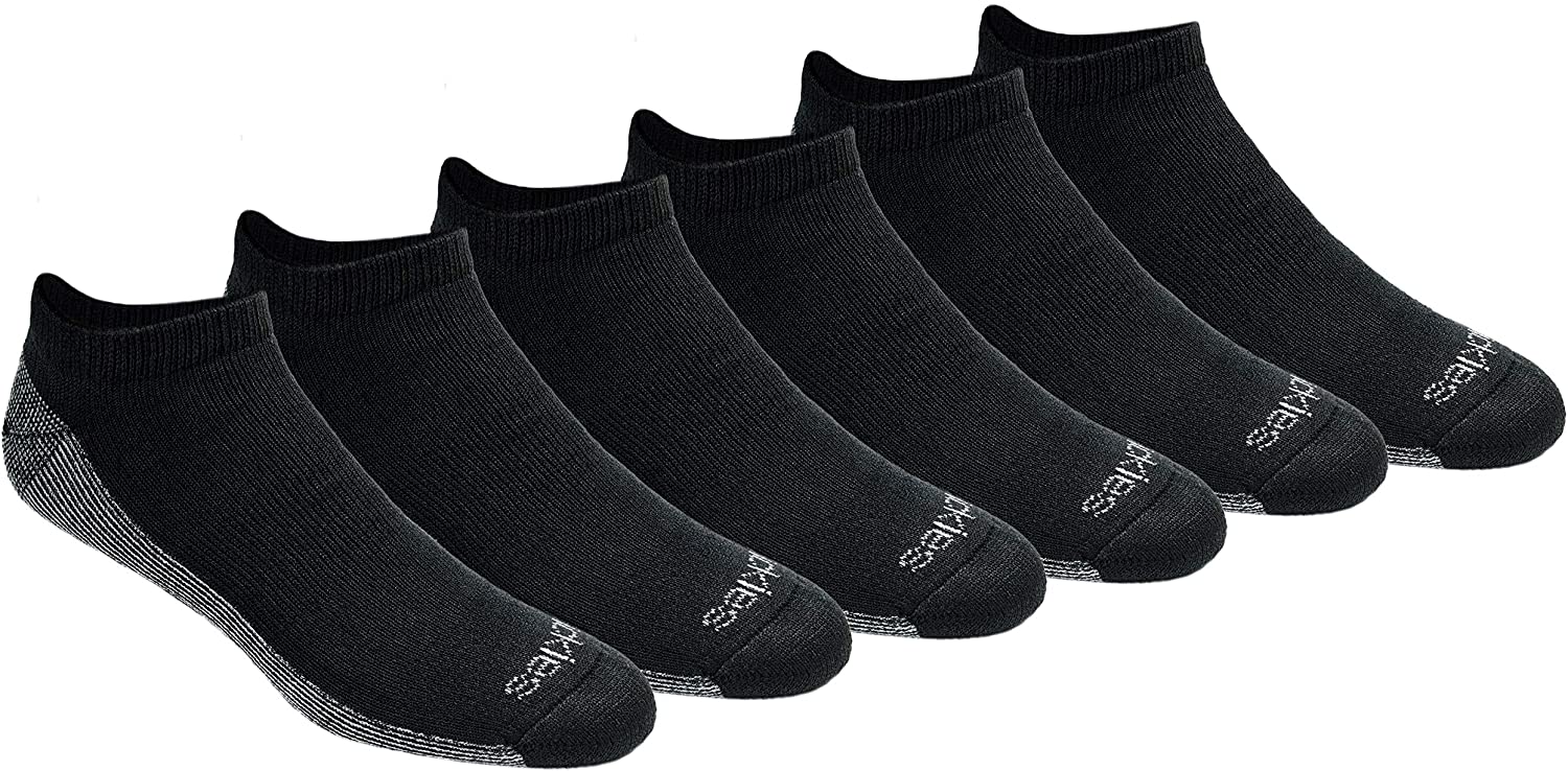 Dickies Men's Dri-tech Moisture Control No Show Socks (6 & 12 Pairs)