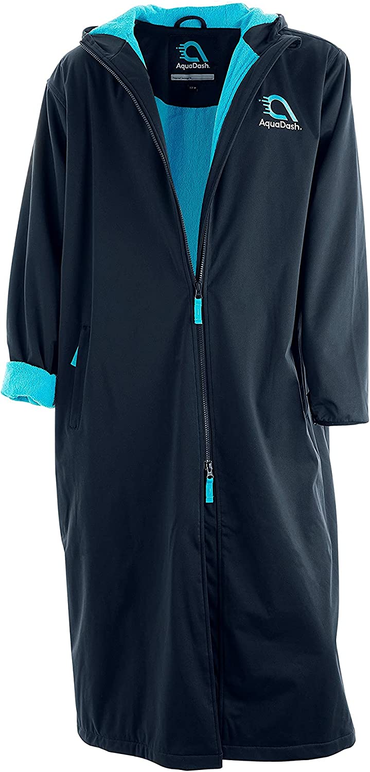 AquaDash Swim Parka Sustainable Fabrics Unisex Adult & Youth, Extra Long, Natural Cotton, Formerly Great Aussie Swim Parkas
