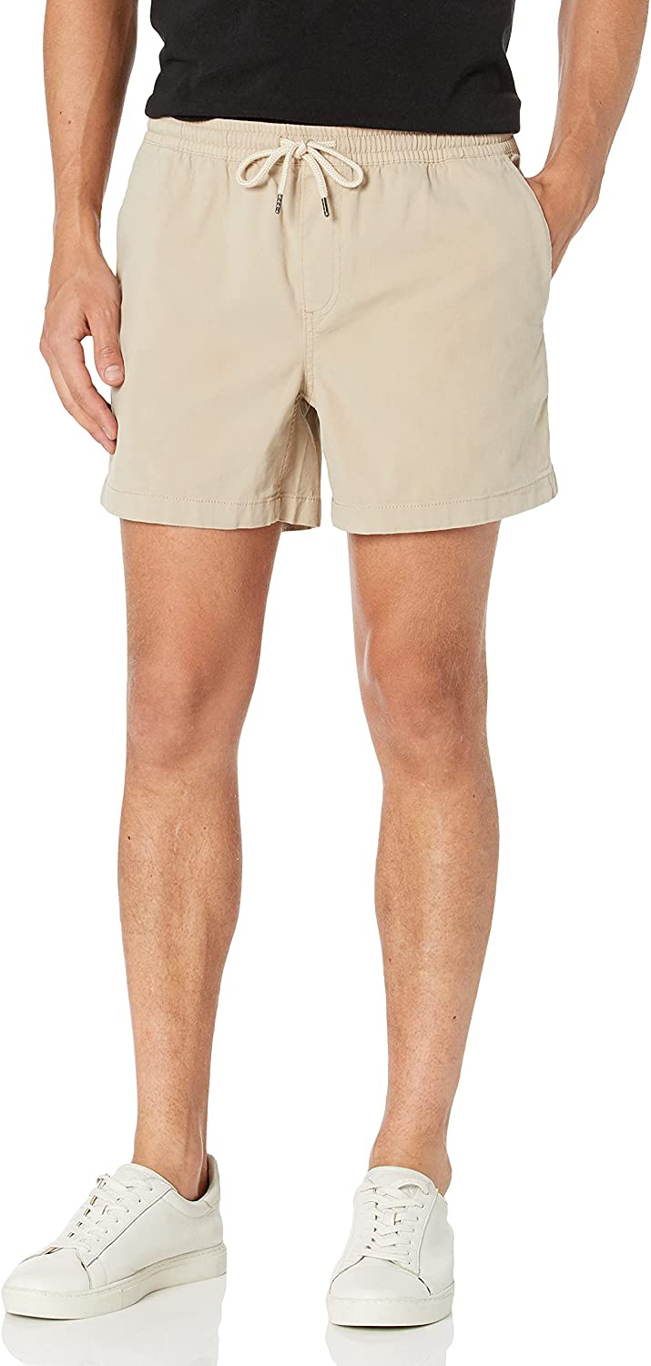 Goodthreads Men's Slim-Fit 5" Pull-On Comfort Stretch Canvas Short