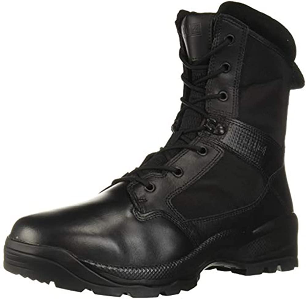 5.11 Men's ATAC 2.0 8" Military Tactical Boot, Style 12391, Black