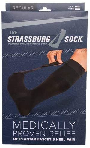 Strassburg Sock - Black, Regular Size (Measurer Calf at Fullest Part, up to 16" is a Regular Size)