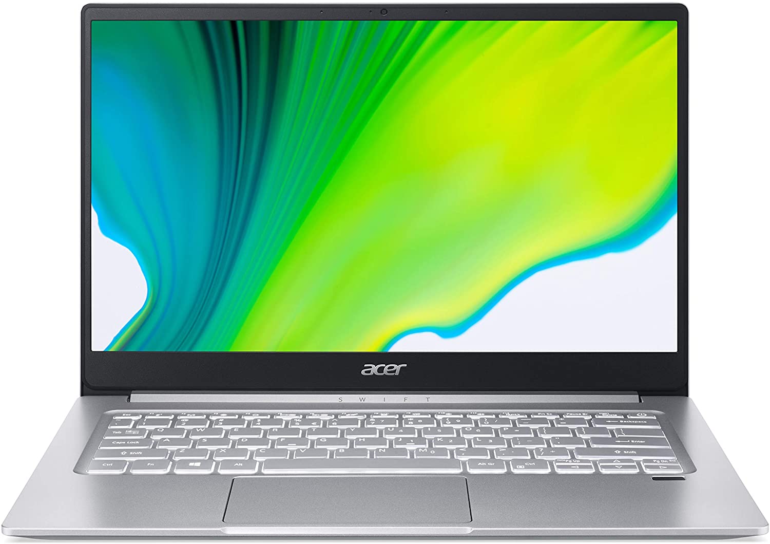 Acer Swift 3 Thin & Light Laptop, 14" Full HD IPS, AMD Ryzen 7 4700U Octa-Core with Radeon Graphics, 8GB LPDDR4, 512GB NVMe SSD, Wi-Fi 6, Backlit KB, Fingerprint Reader, Alexa Built-in