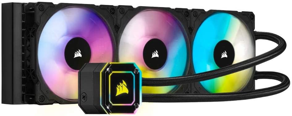 Corsair iCUE H150i Elite Capellix Liquid CPU Cooler, RGB Pump + Fans, 360mm