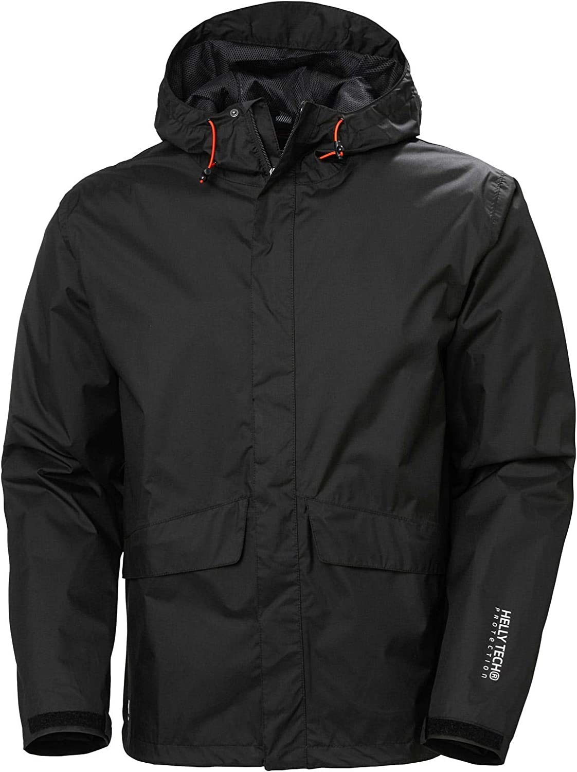 Helly Hansen Men's Workwear Manchester Rain Jacket, Black - M