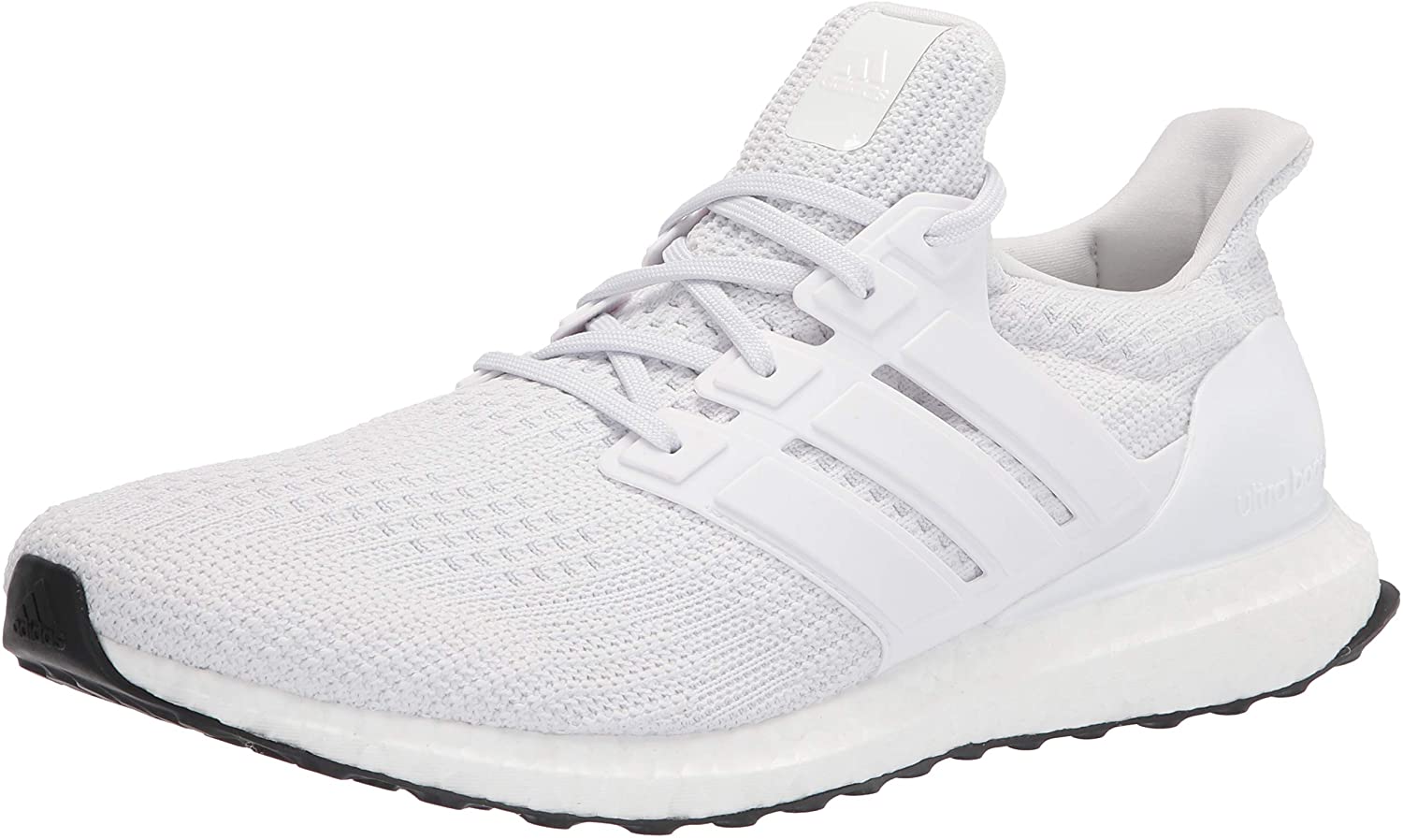 adidas mens Ultraboost 4.0 Dna Running Shoe, White/White/Black, 9.5 US