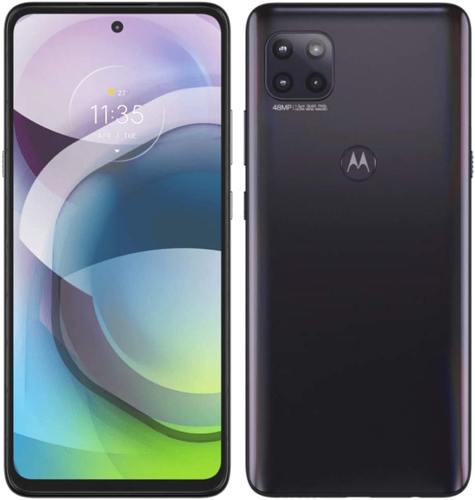 Motorola One 5G Ace 2021 (128GB, 6GB) 6.7", Snapdragon 750G, 5000mAh Battery, US 5G / Global 4G LTE Fully Unlocked (Verizon, T-Mobile, AT&T, Global) XT2113-2 (64GB SD Bundle, Volcanic Gray) (Renewed)