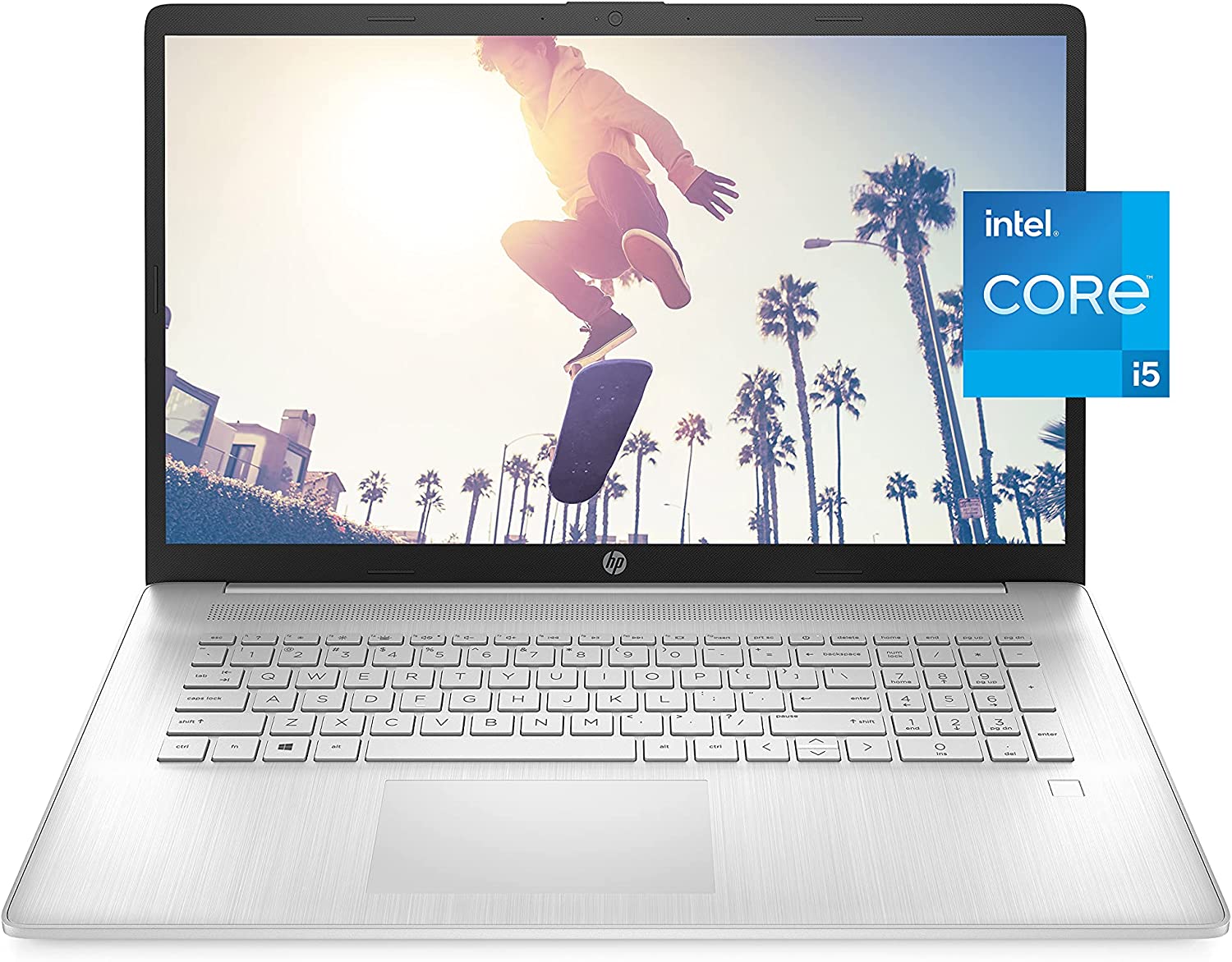 HP 17 Laptop PC, 11th Gen Intel Core i5-1135G7, 8 GB RAM, 512 GB SSD Storage, 17.3-inch Full HD IPS Display, Windows 10 Home, Anti-Glare Screen, Long Battery Life, Web-cam & Mics (17-cn0020nr, 2021)