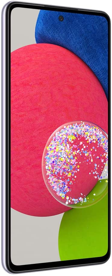 Samsung Galaxy A52s A528B 5G Dual 128GB 6GB RAM Factory Unlocked (GSM Only | No CDMA - not Compatible with Verizon/Sprint) International Version - Purple