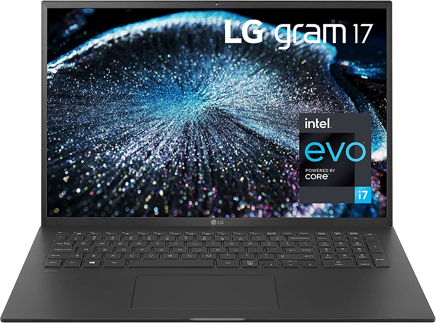 LG Gram 17Z90P Laptop 17" IPS Ultra-Lightweight, (2560 x 1600), Intel Evo 11th gen Core i7, 16GB RAM, 2TB SSD, Upgradeable Windows 10 Home, Alexa Built-in, 2X USB-C, HDMI, USB-A - Black