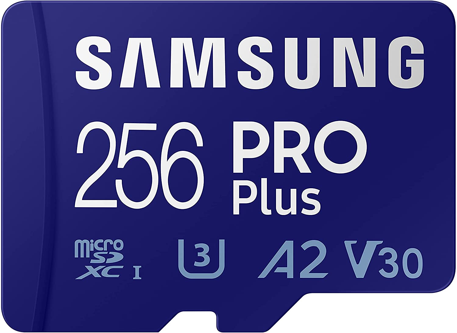 SAMSUNG PRO Plus + Adapter 256GB microSDXC Up to 160MB/s UHS-I, U3, A2, V30, Full HD & 4K UHD Memory Card for Android Smartphones, Tablets, Go Pro and DJI Drone (MB-MD256KA/AM)