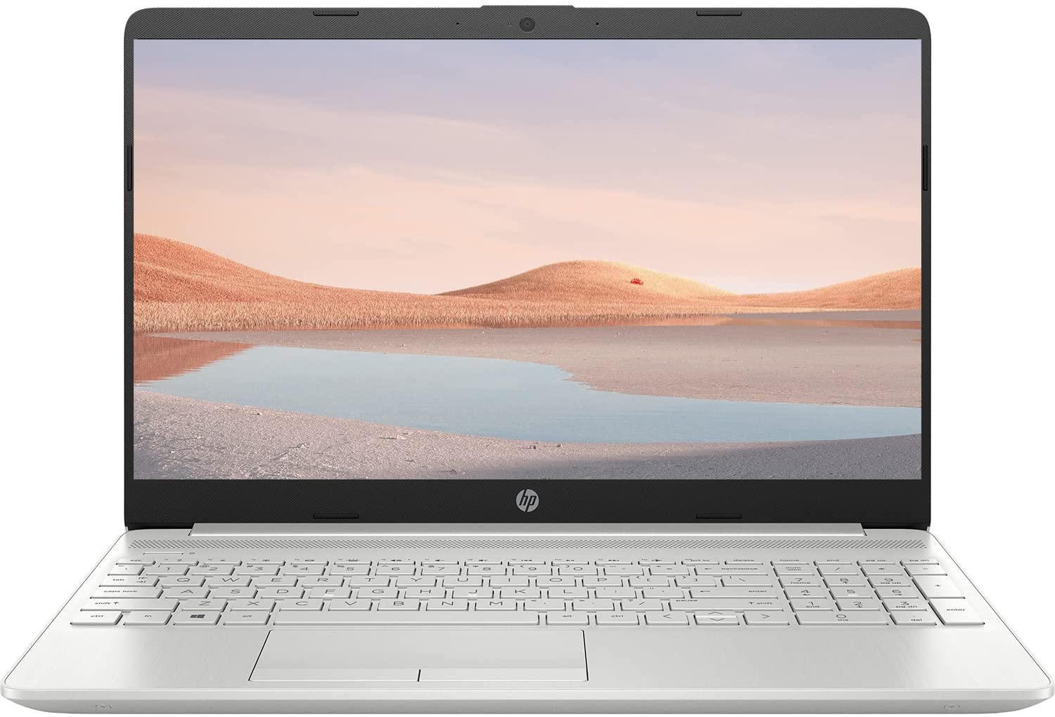 HP Pavilion Laptop (2022 Model), 15.6" HD Display, Intel Celeron Quad-Core Processor, 8GB DDR4 RAM, 128GB SSD, Online Conferencing, Webcam, HDMI, WiFi, Bluetooth, Windows 11
