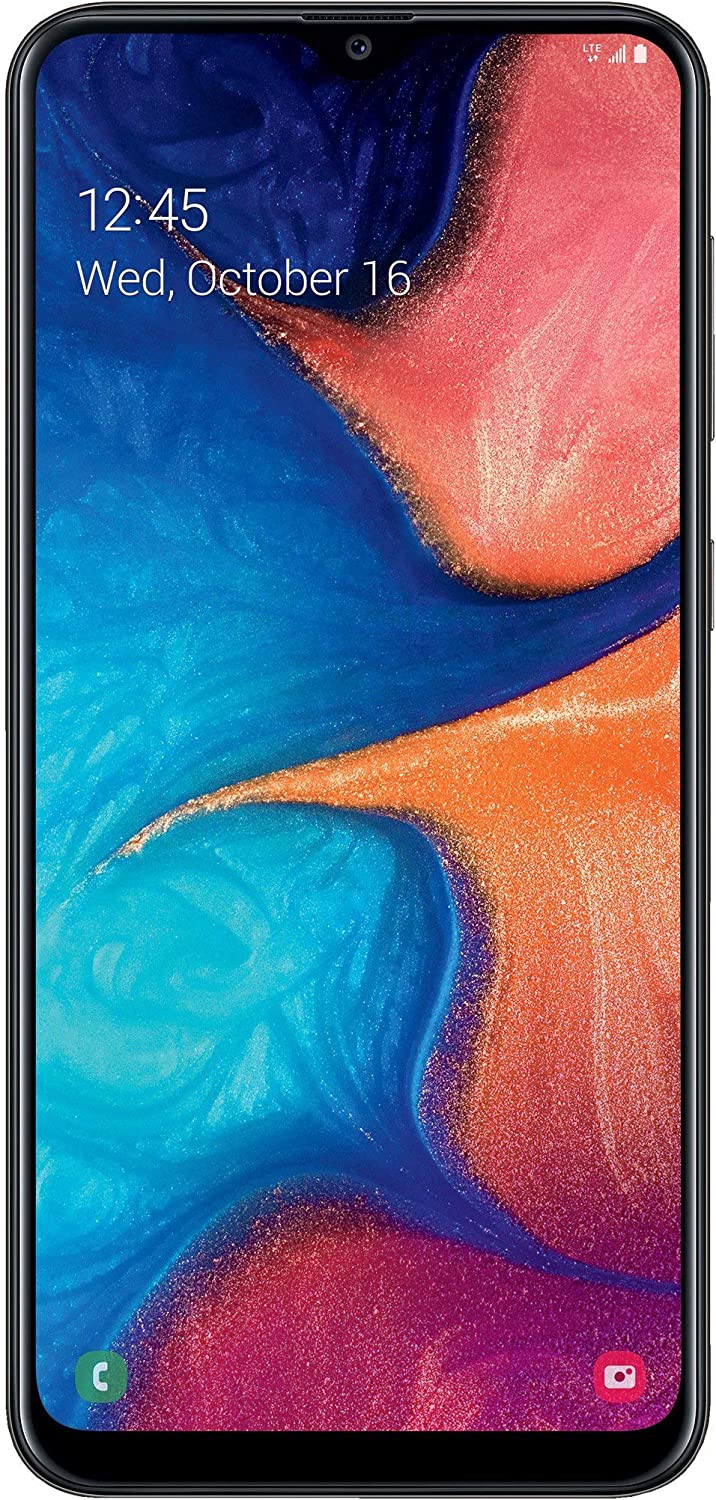 Samsung Galaxy A20 6.4" 32GB GSM Unlocked 4G LTE Android Smartphone (Black)
