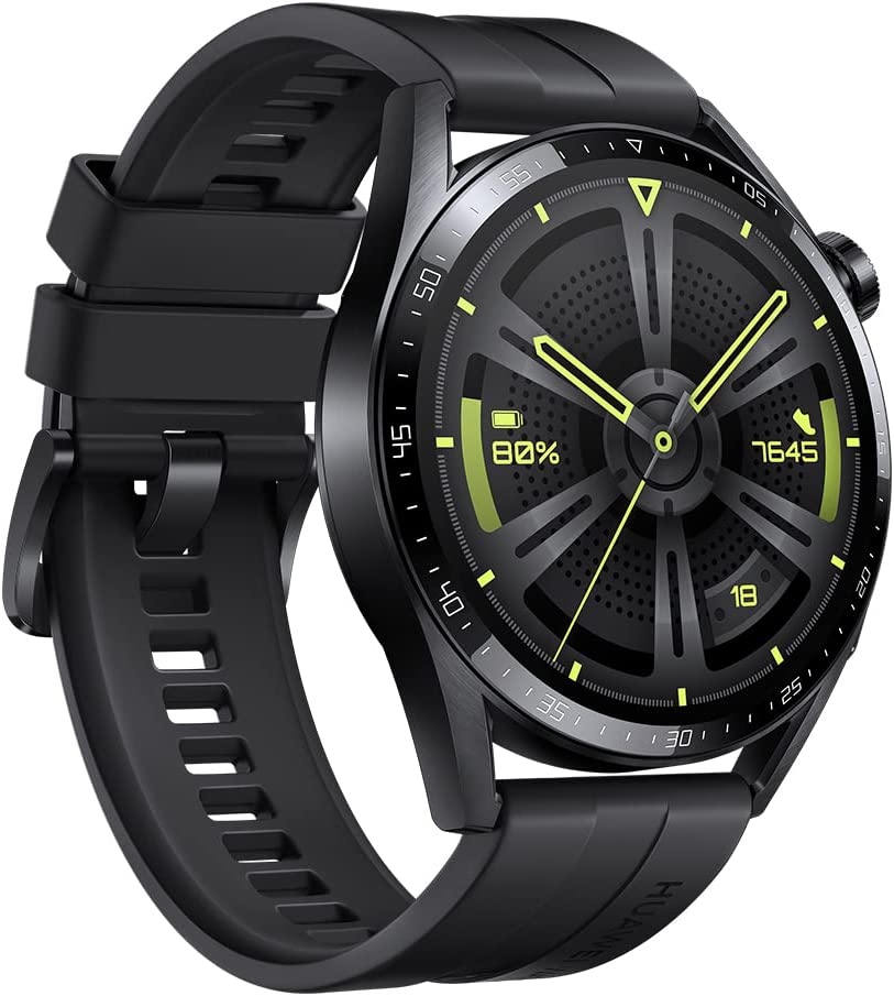HUAWEI Watch GT 3 (46mm) GPS + Bluetooth Smartwatch (Black) - International Version