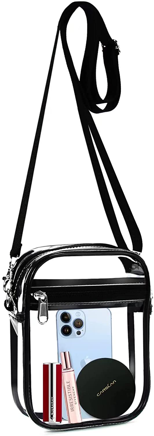 Armiwiin Clear Bag Stadium Approved Crossbody for Women, Clear Purse Clear Stadium Bags for Concerts Sports Events, Festivals