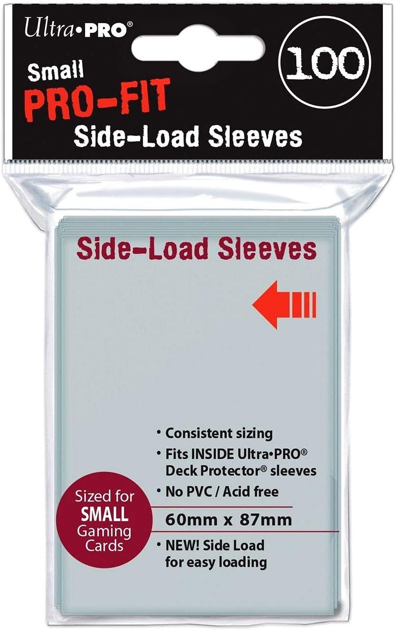Ultra Pro UPR84650 Pro-Fit Small Size Side Load Deck Protector Sleeves 100 Pack