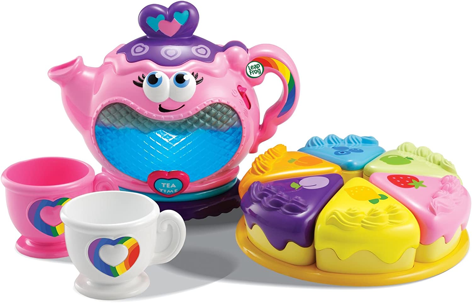 LeapFrog Musical Rainbow Tea Party (Frustration Free Packaging) , Pink