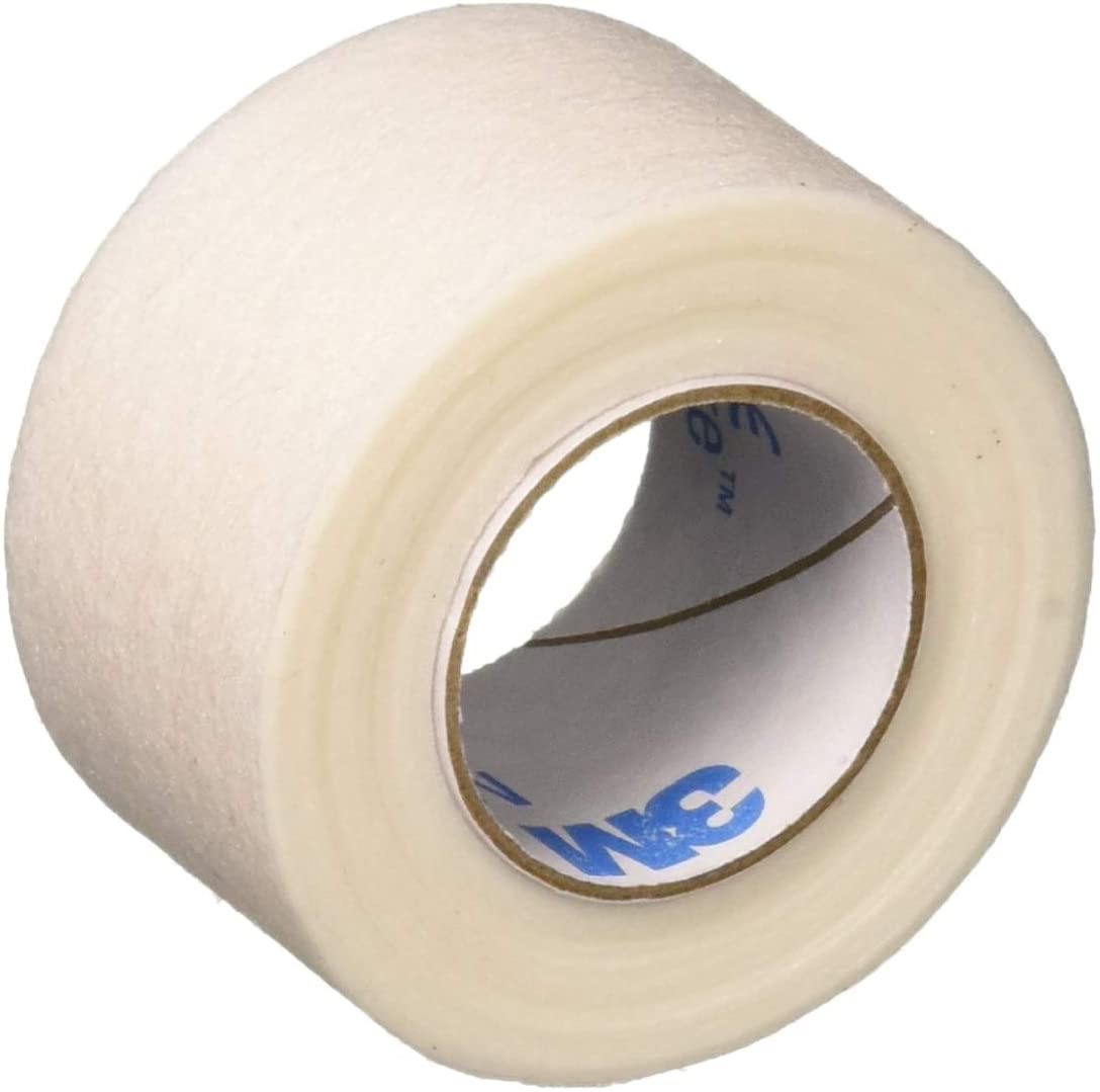 3M Micropore Paper Tape - White, 1" x 10yds (Box of 12)