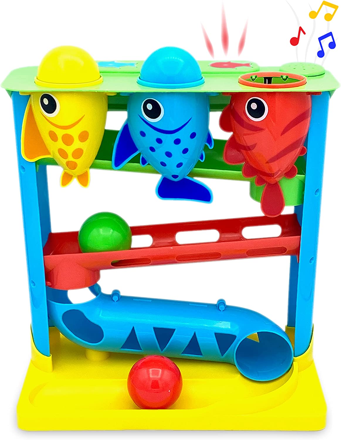 Move2Play, Feed The Fish, Interactive Toddler Toy for Boys and Girls 9 Months and Up