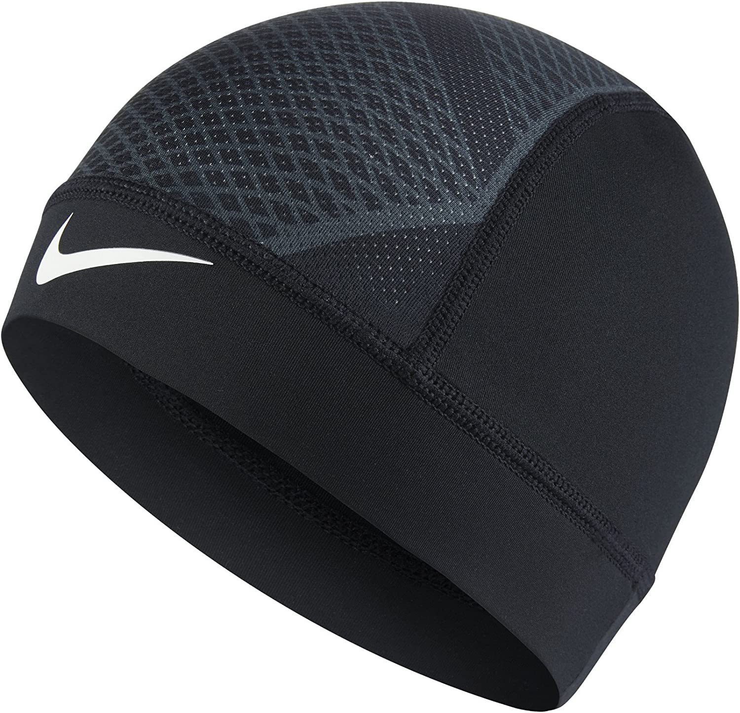 The Nike Pro Hypercool Vapor 4.0 Skull Cap is made with sweat-wicking stretch fabric and mesh panels to help keep you dry and cool.