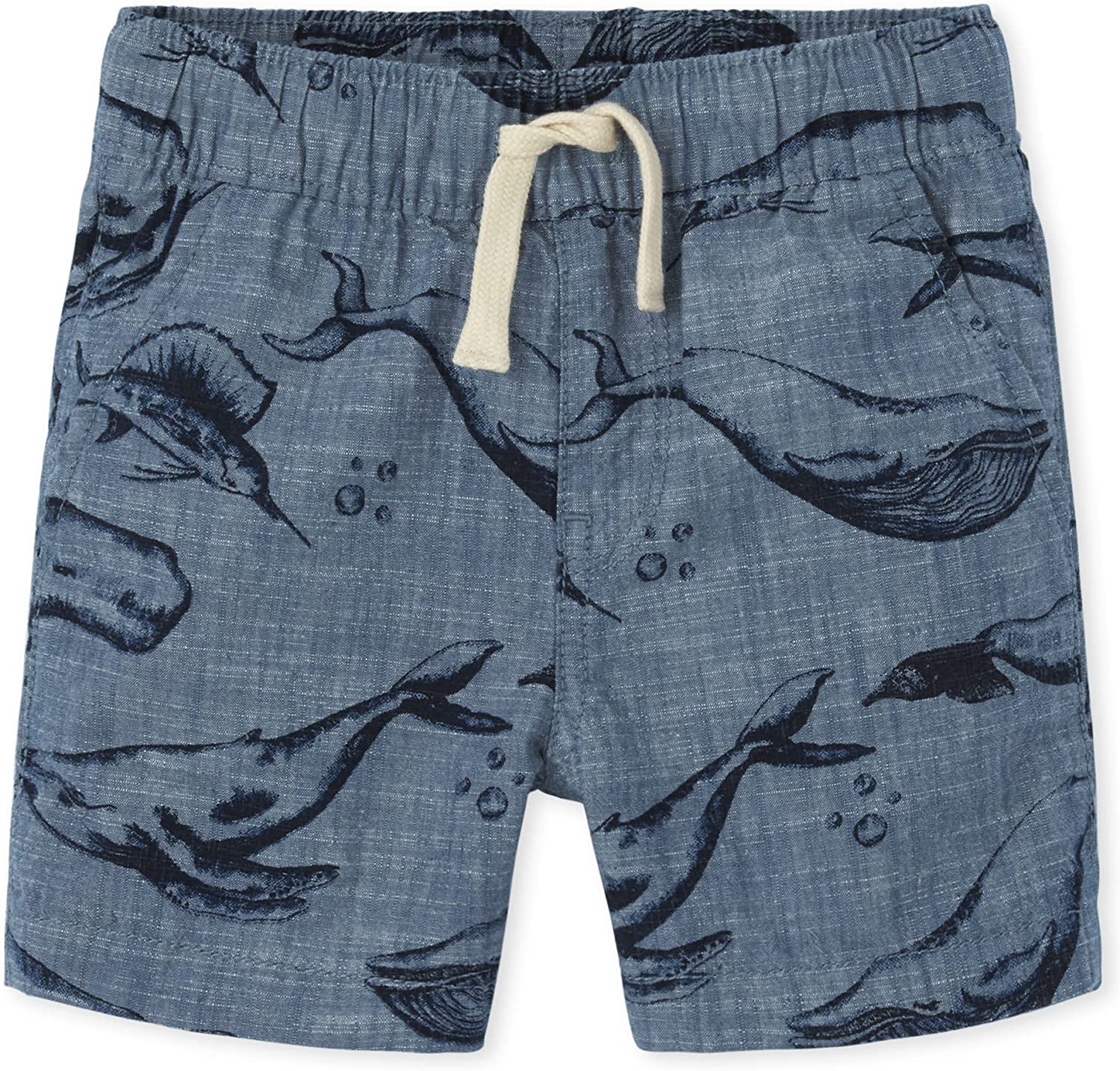 The Children's Place Baby and Toddler Boys Print Pull on Jogger Shorts