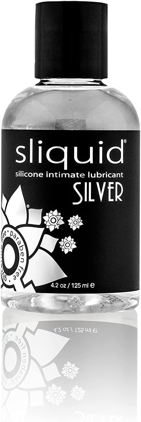 Sliquid Silver Premium Silicone Lubricant, 4.2 Ounce