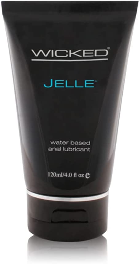 Wicked Sensual Care Wicked Jelle Water Based Anal Lubricant Unscented 4 Oz
