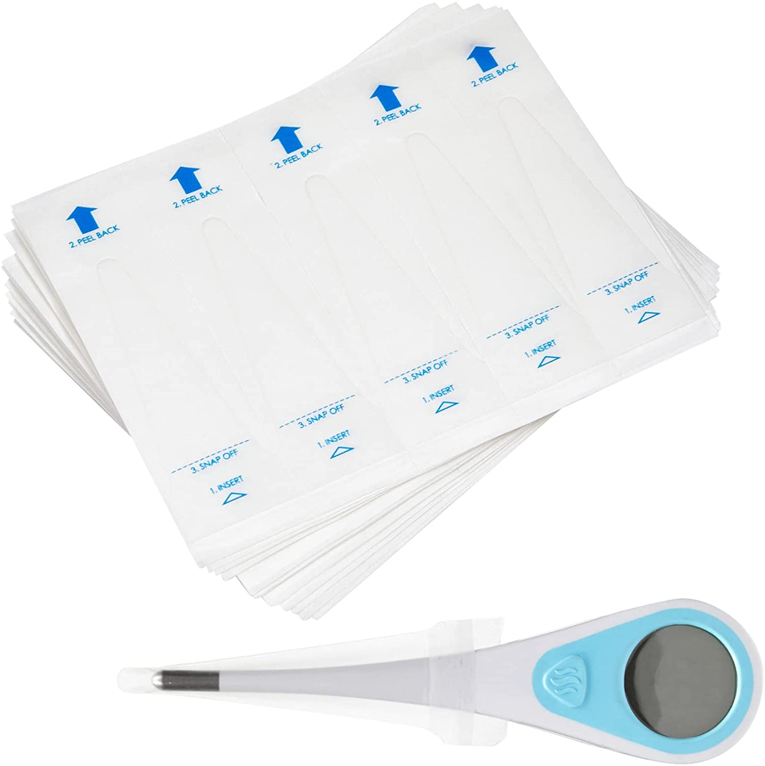 Digital Thermometer Probe Covers (5 x 1.4 Inches, 100 Pack)