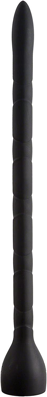 KINK By Doc Johnson - Everything Butt - In Deep Premium Silicone Anal Snake - 19.5" Long and 1" Wide - Vac-U-Lock and F-Machine Compatible - Black