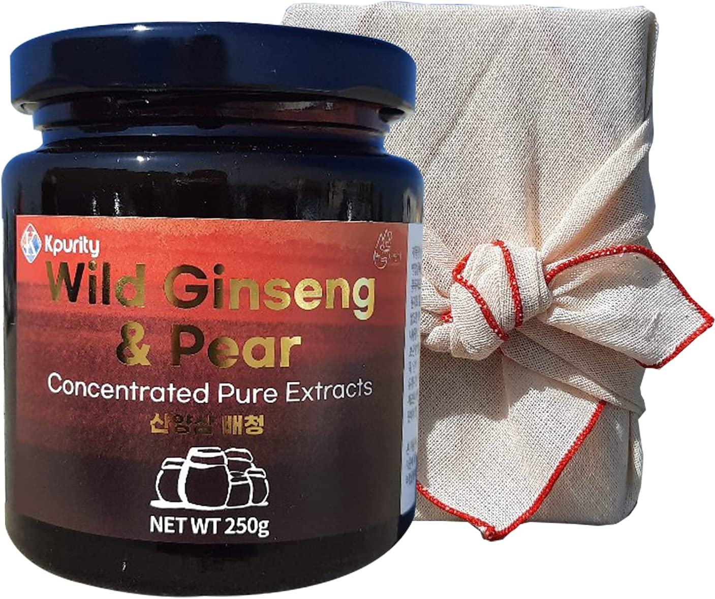 Hamyang Wild Ginseng & Pear Concentrated Pure Extract 250g 산양삼 배청 (Wild Ginseng & Pear, 1 Box)
