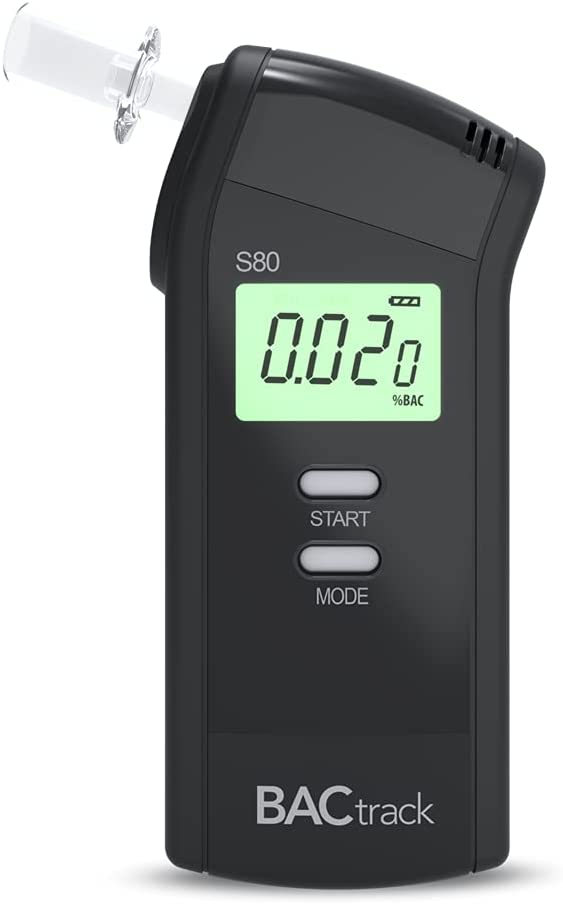 BACtrack S80 Breathalyzer | Professional-Grade Accuracy | DOT & NHTSA Approved | FDA 510(k) Cleared | Portable Breath Alcohol Tester for Personal & Professional Use