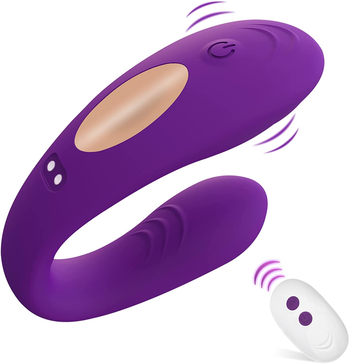 G-Spot Vibrator, Wearable Panty Clitoral Stimulator with Remote Control, 2 Motors 10 Vibartion Modes Comfortable Soft Silicone Rechargeable Adult Sex Toys for Women & Couples (Purple)