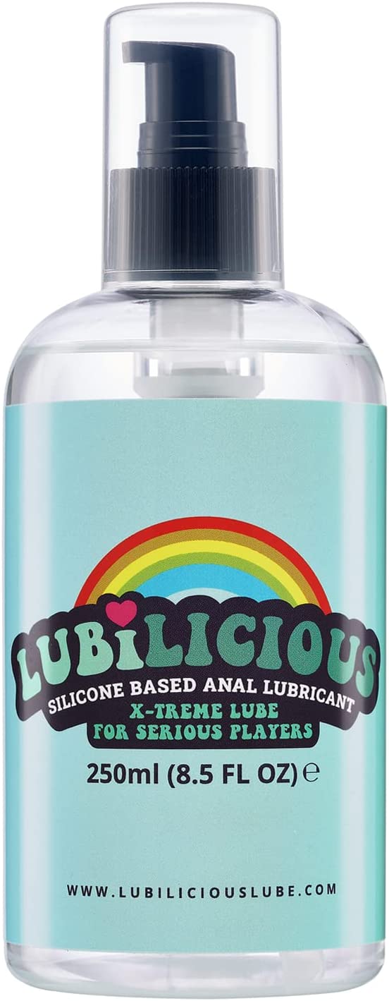 Lubilicious Silicone Based Anal Lubricant - Premium Anal Lube for Sex for Couples - Long Lasting Lube Silicone Lubricant for Sex - Silicone Lube 8 oz