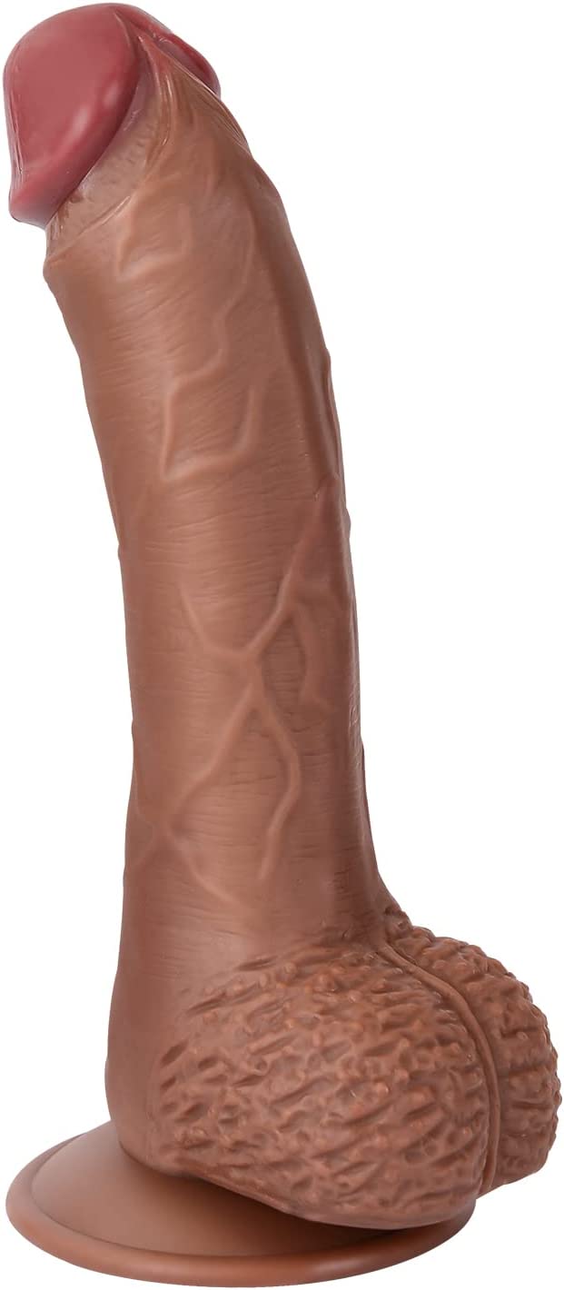 Dildo Sex Toys for Woman Pleasure,8.6inch Realistic Dildo Toy Big Penis with Strong Suction Cup for Hands-Free Play,Adult Sex Toy for Vagina Anal Stimulating