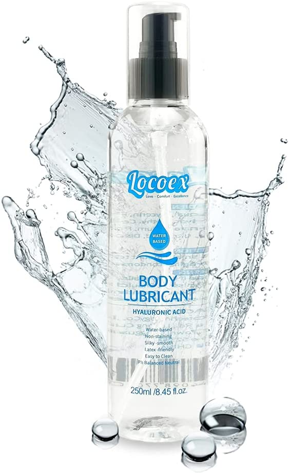 Locoex Lubricate, Water Based Personal Lubricant, 8.45 Ounce Premium Personal Luxury Lubricant for Men Women & Couples. More Long Lasting Than Water Based.