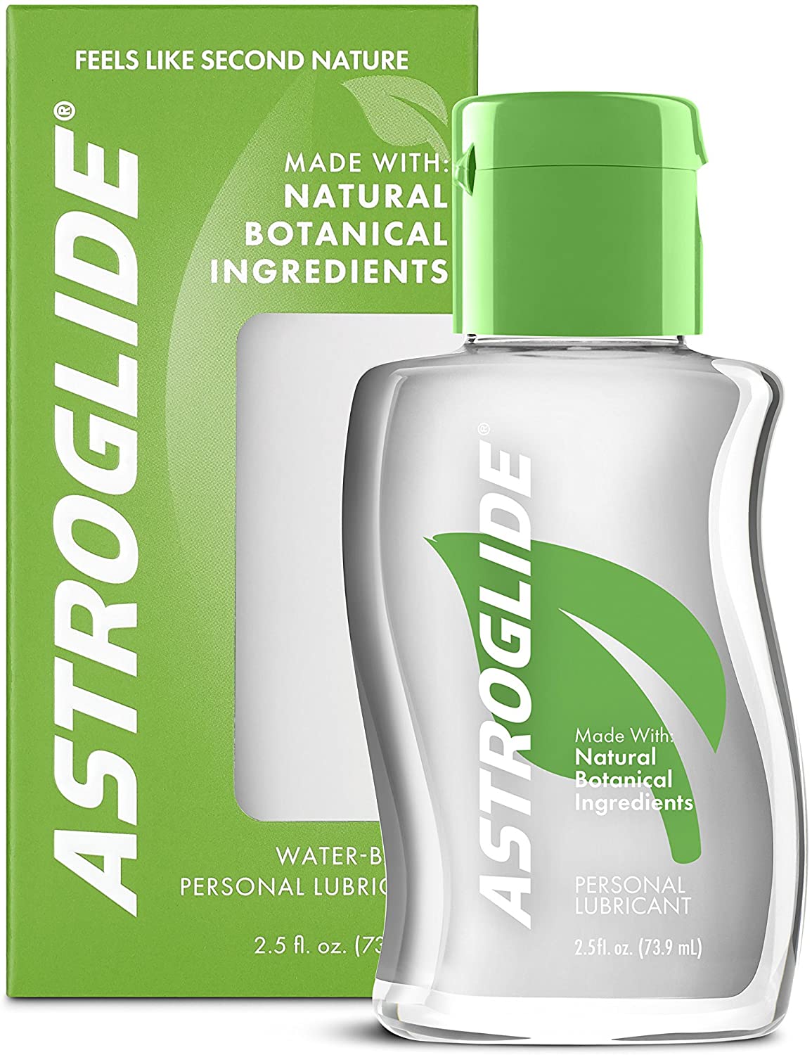 Astroglide Natural Feel Liquid, Water Based Personal Lubricant, 2.5 oz.